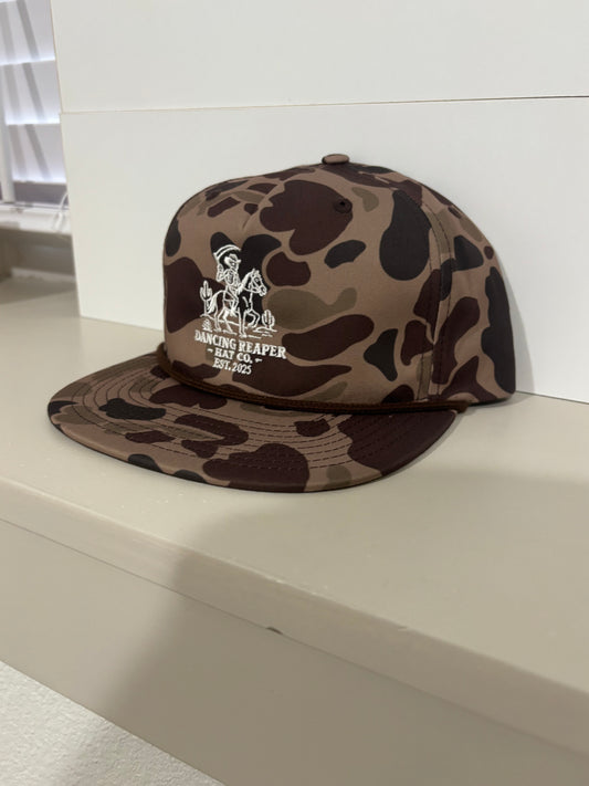 Dancing Reaper Embroidered Logo Duck Camo