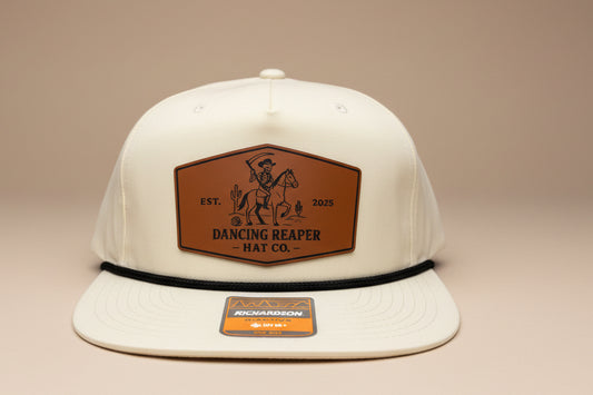 Dancing Reaper Cream color Logo Hat