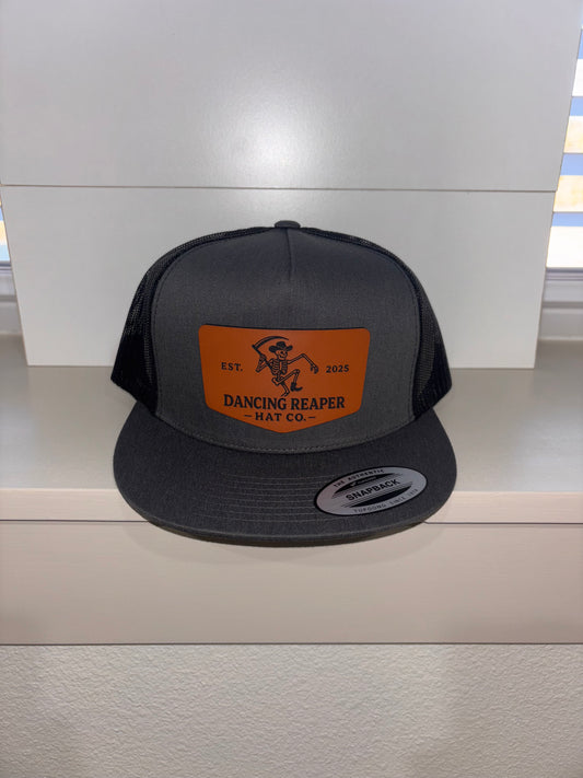 Dancing Reaper Charcoal Reaper Logo Hat