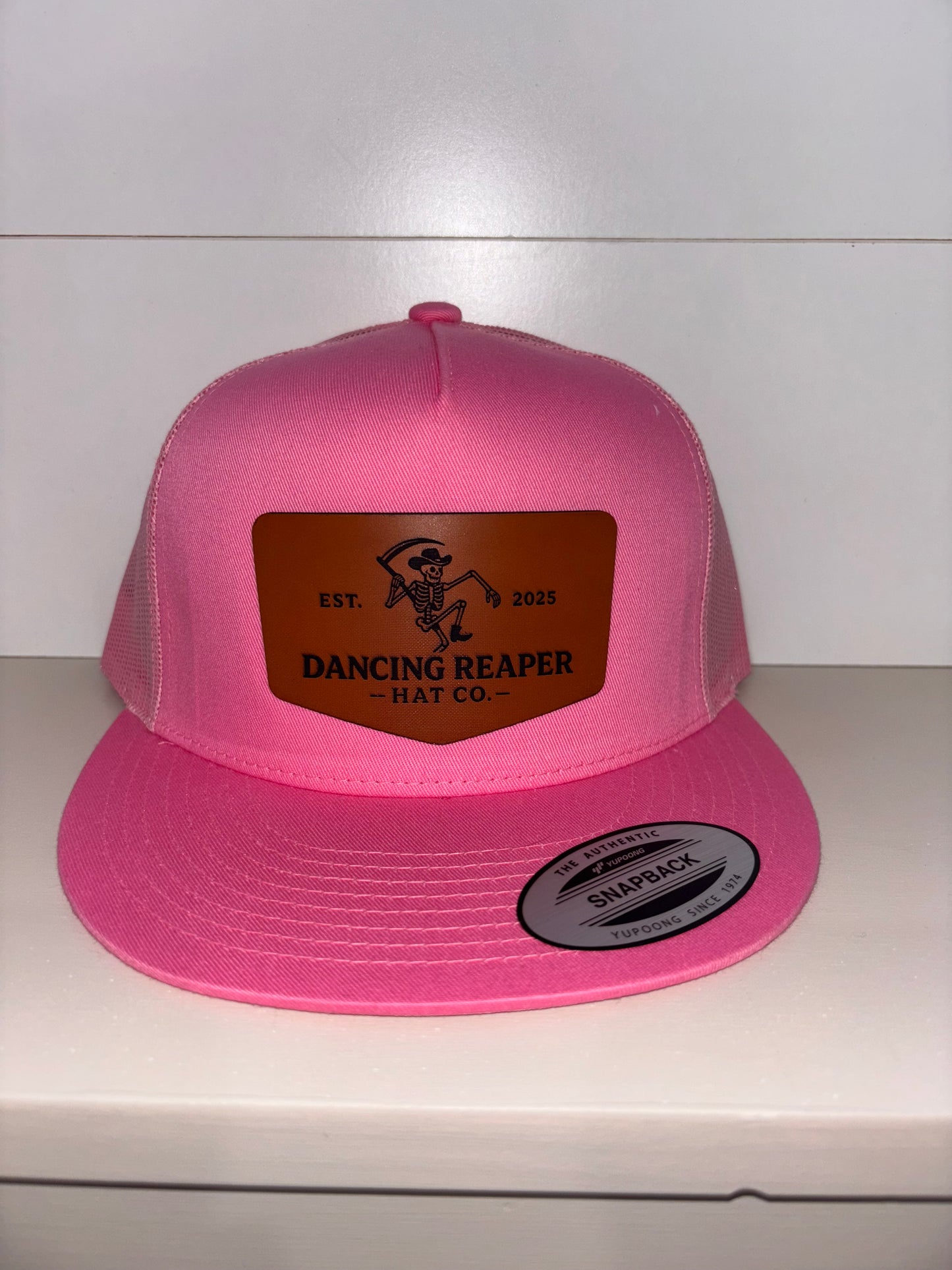 Dancing Reaper Pink Reaper Logo Hat