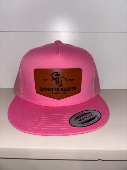 Dancing Reaper Pink Reaper Logo Hat