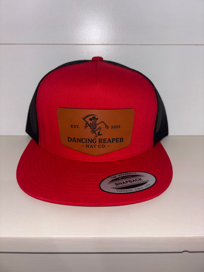 Dancing Reaper Red Reaper Logo Hat