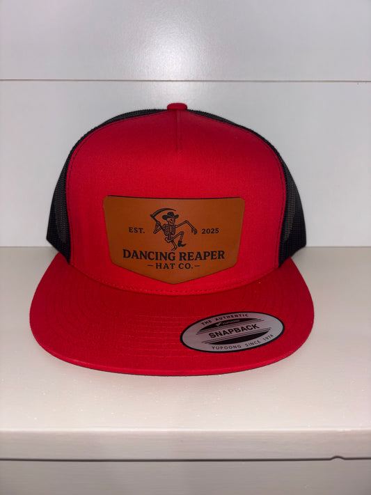 Dancing Reaper Red Reaper Logo Hat