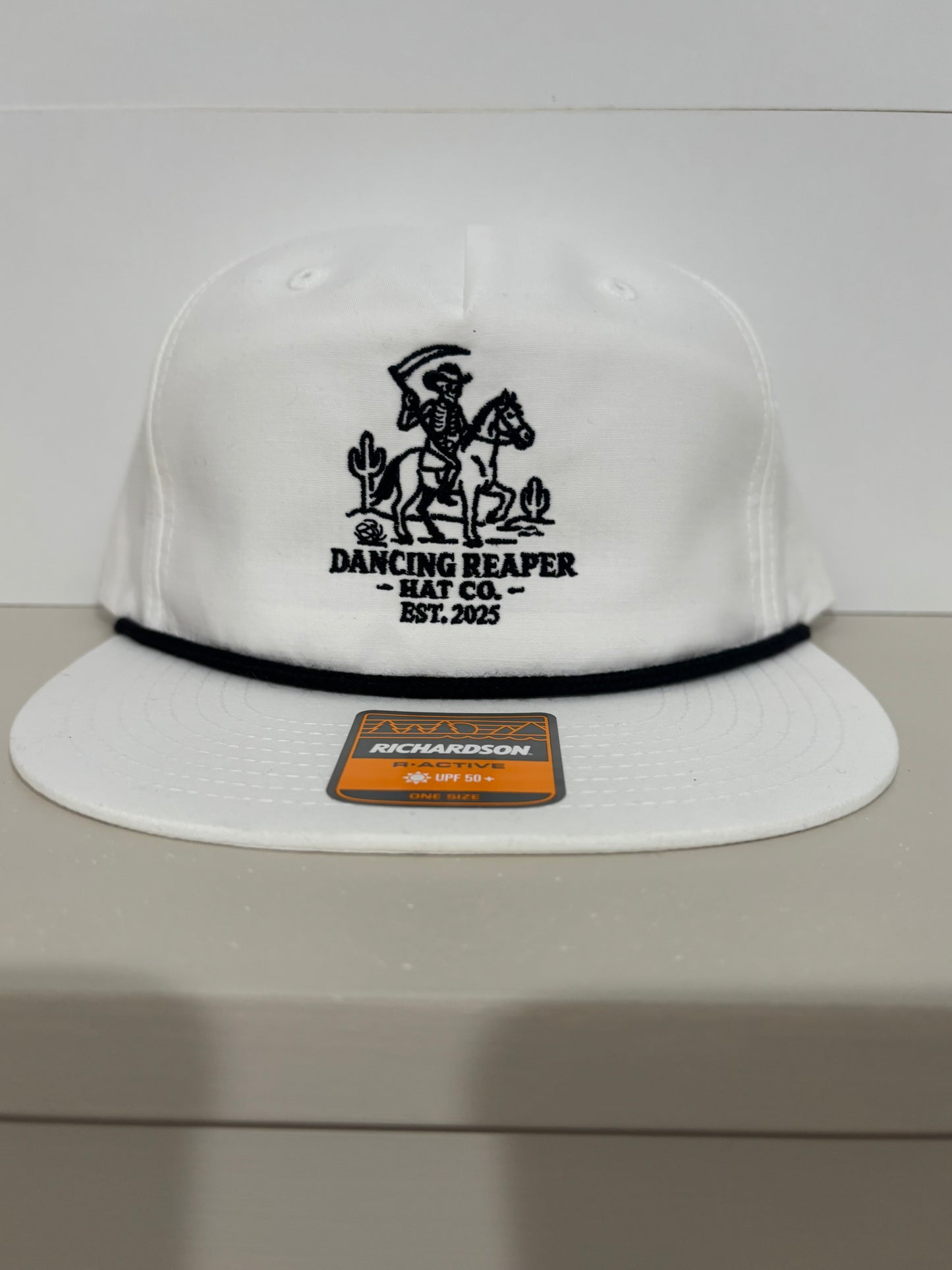 Dancing Reaper embroidered Logo White