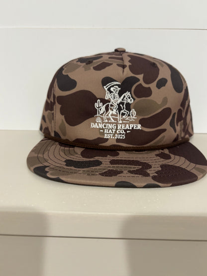 Dancing Reaper Embroidered Logo Duck Camo