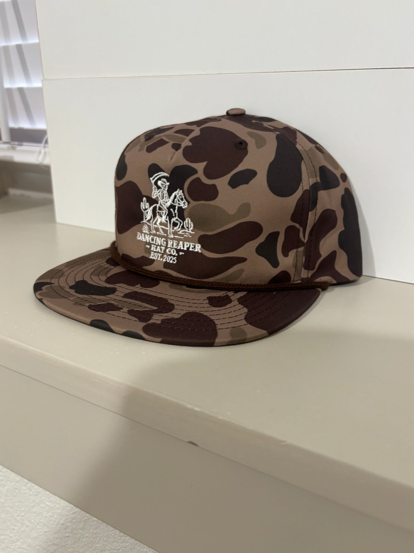 Dancing Reaper Embroidered Logo Duck Camo