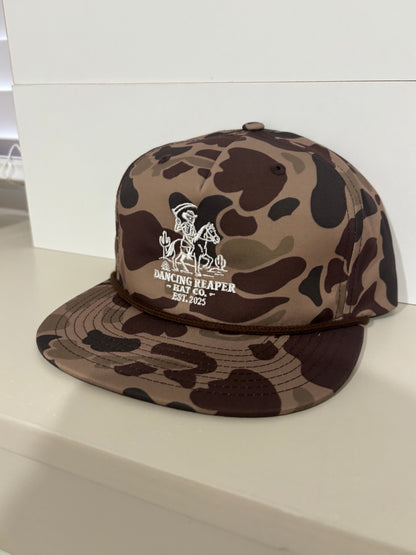 Dancing Reaper Embroidered Logo Duck Camo